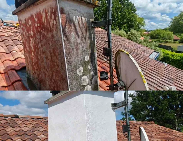 Faîtage et rives — villa surplombant la baie de Guéthary